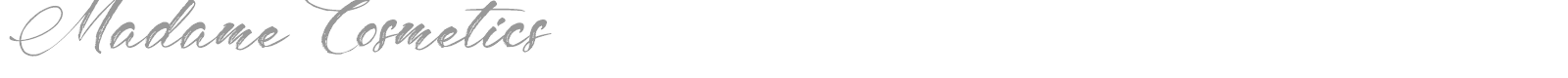 Madame Cosmetics font preview